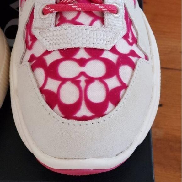 Coach Citysole Signature Mesh Running Sneakers Walking Outdoor Size 8.5B Pink - Picture 15 of 16